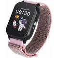 Garett, Smartwatch dziecięy Garett Kids Tech, 4G LTE, GPS, 550mAh, różowy velcro - Garett
