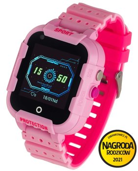 Garett, Smartwatch Kids 4G, różowy - Garett