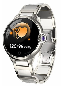 Garett, Smartwatch, Women Karen, srebrny, stalowy - Garett