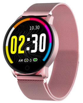 Garett, Smartwatch, Women Lily, różowy, stalowy - Garett