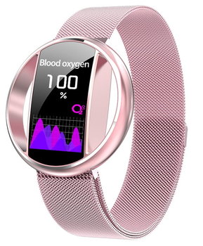 Garett, Smartwatch, Women Nicole, różowy, stalowy - Garett