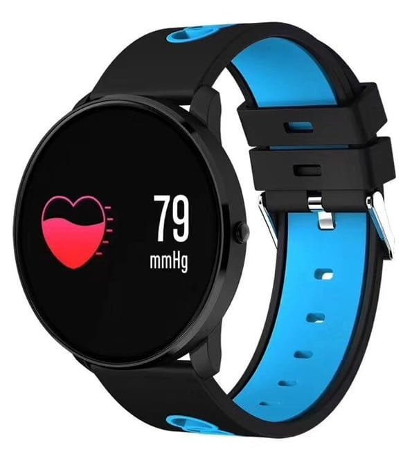 Garett, Smartwatch, Zegarek sportowy, Sport 14, czarno-niebeiski
