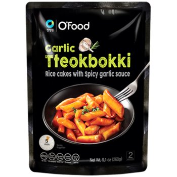 Garlic Tteokbokki, Kluski Ryżowe W Sosie Czosnkowo-Paprykowym 260G - O'Food - Young Poong