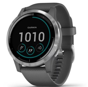 Garmin, Zegarek sportowy, Vivoactive 4 Shadow Gray/Silver 010-02174-03 - Garmin