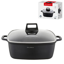 Garnek aluminiowy Florina kwadratowy 28x28cm 5,8l