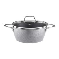 Garnek aluminiowy z pokrywą Bubble 24 cm 3,7 l AMBITION