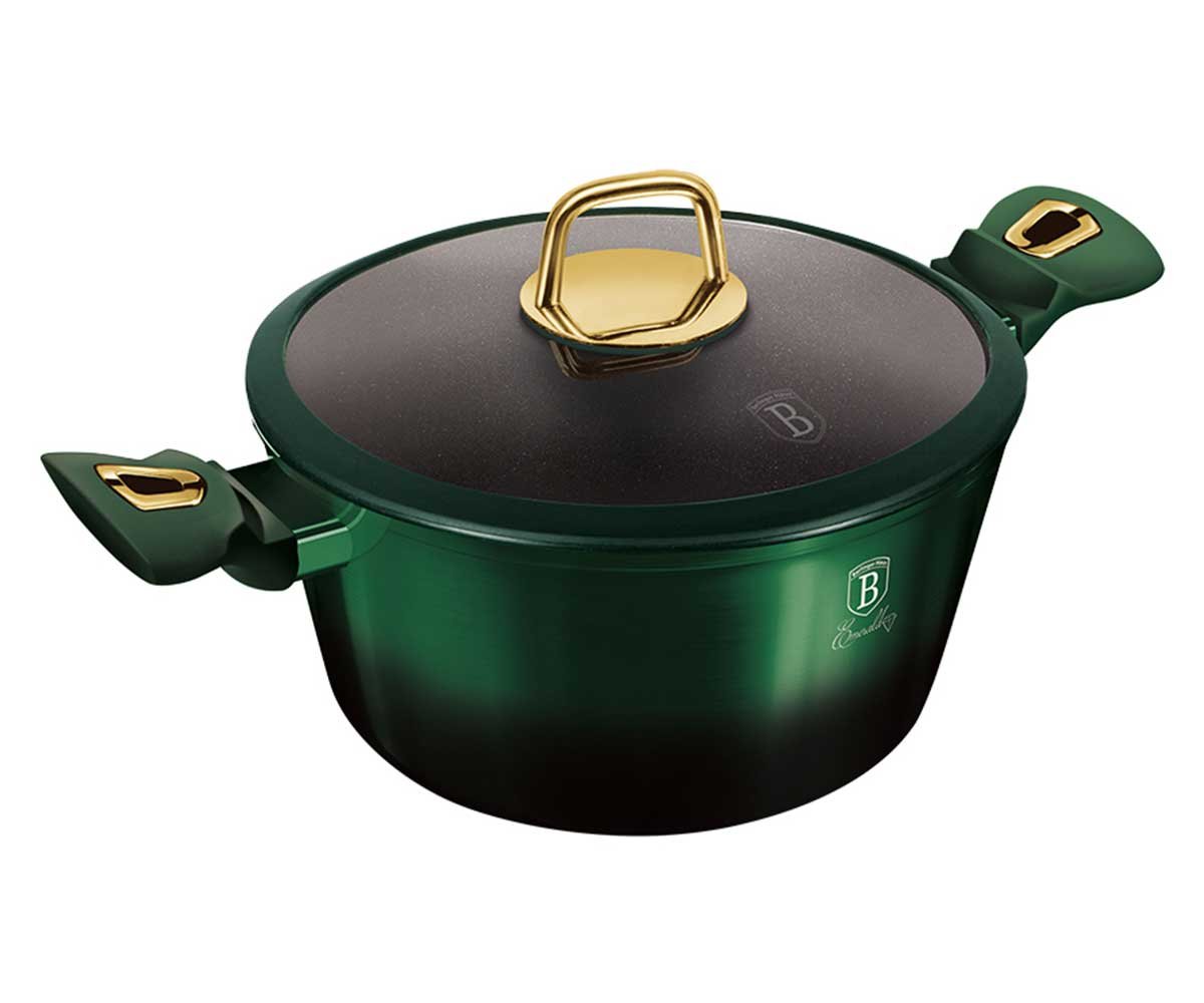 Garnek Berlinger Haus Emerald, zielony, 6,1L, 28 cm, 2 elementy, BH/6059