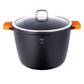 Garnek Berlinger Haus Granit Diamond, czarny, z pokrywką, 24 cm&nbsp;-&nbsp;Berlinger Haus