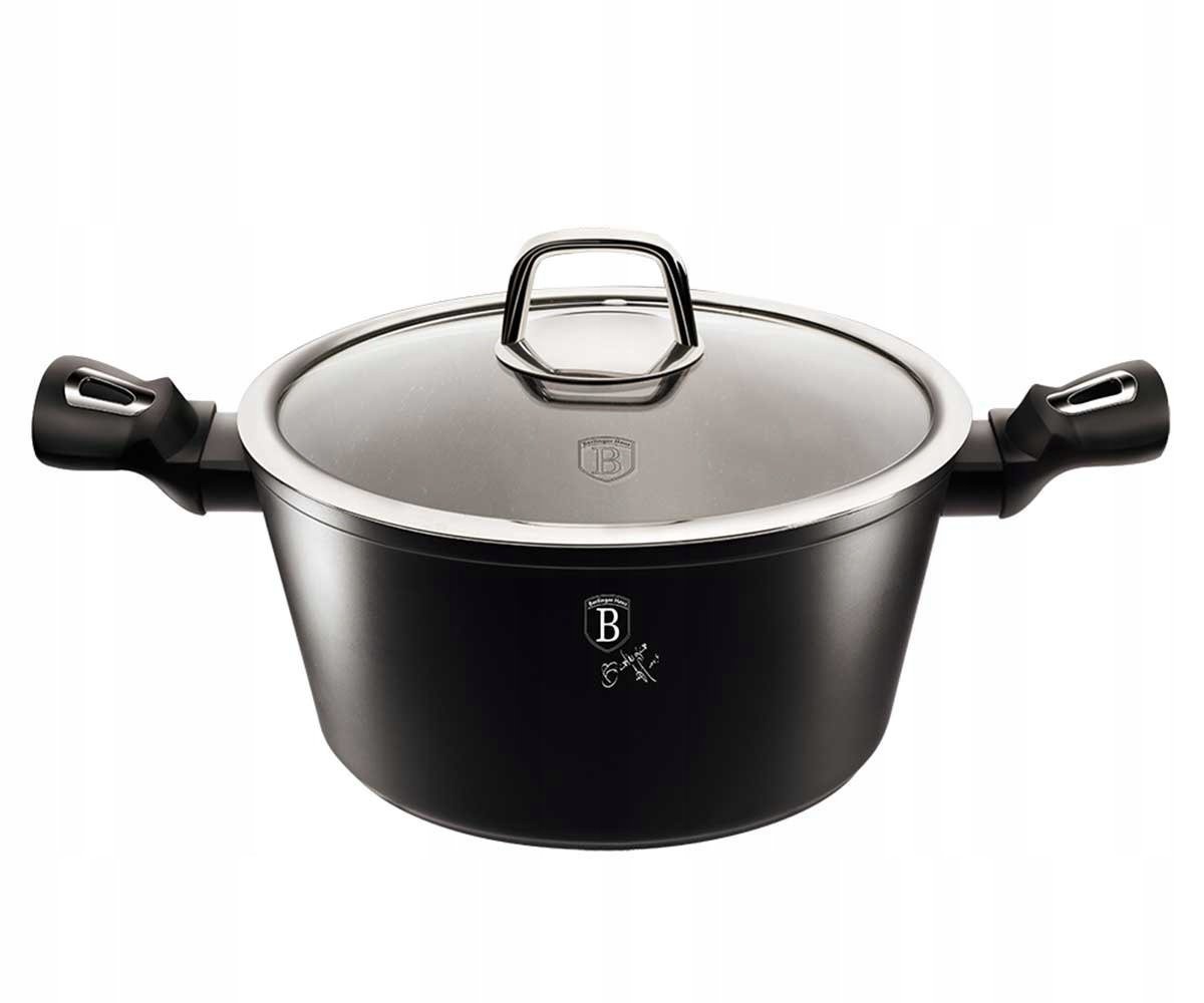 Garnek BerlingerHaus Black Silver, z pokrywką, 4,1L BH-1852