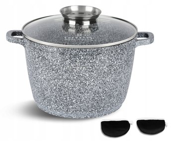 GARNEK Ceramiczny Marmurowy KOCIOŁEK Głęboki Wysoki 4l 20cm 8192 - Inny producent