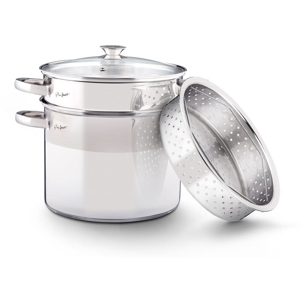 Garnek do gotowania makaronu i na parze LAMART Pasta LT1067, 6 l