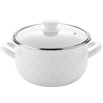 Garnek Emalia Pyza Diamond 18 cm 3 l indukcja