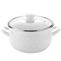 Garnek Emalia Pyza Diamond 20 cm 4,2 l indukcja