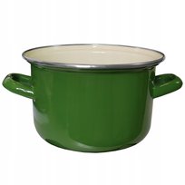 Garnek emaliowany 16 cm 1,8 l zielony EMALIA OLKUSZ