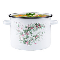 Garnek emaliowany bez pokrywki EUKALIPTUS 5,5l