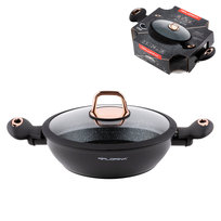 Garnek niski aluminiowy na indukcję Florina Rose 24 cm 2,5 l