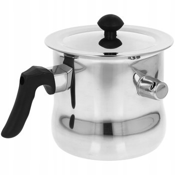 Garnek stalowy 1.0L do gotowania mleka z pokrywką i gwizdkiem HF-714 - HOFFNER
