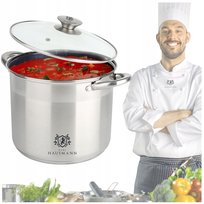 Garnek Tradycyjny Duży 19 L Indukcja Gaz Stalowy