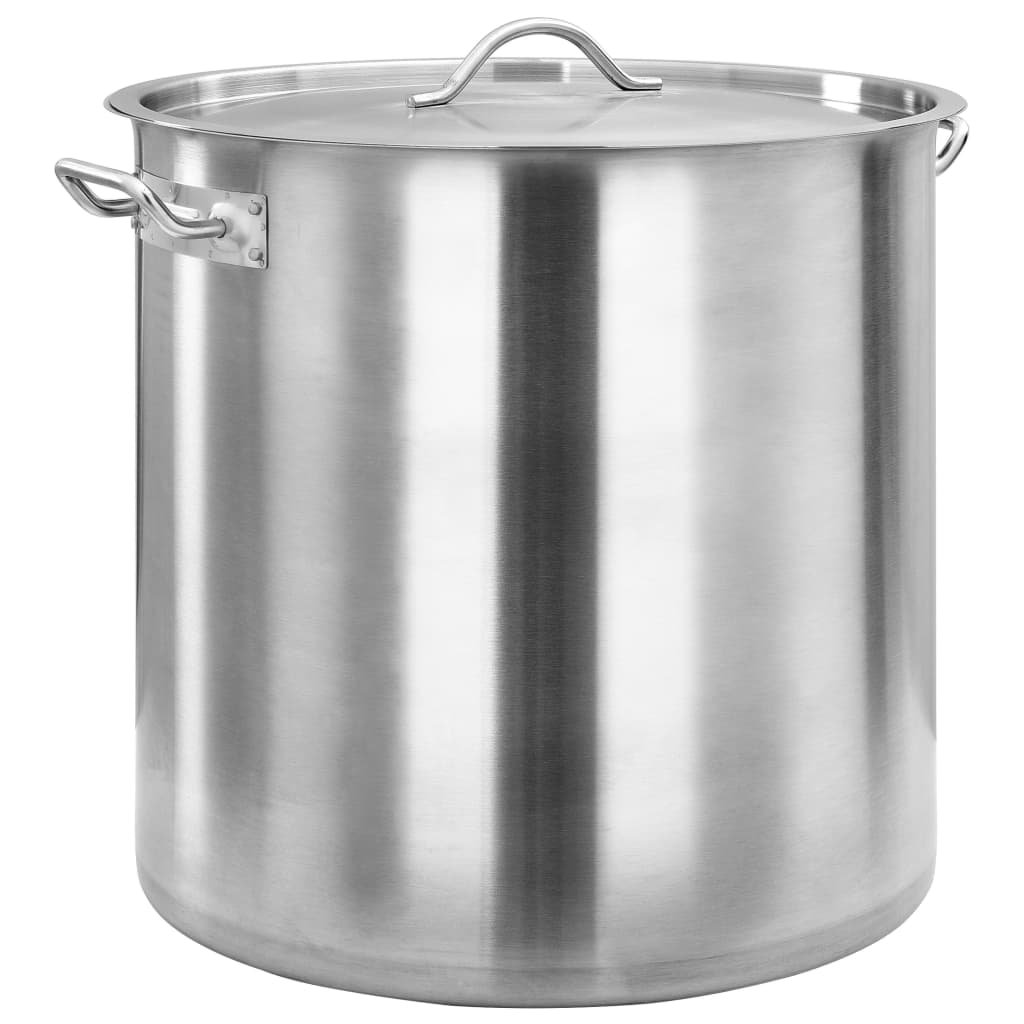 Garnek VidaXL, 50 L, 40 x 40 cm, stal nierdzewna
