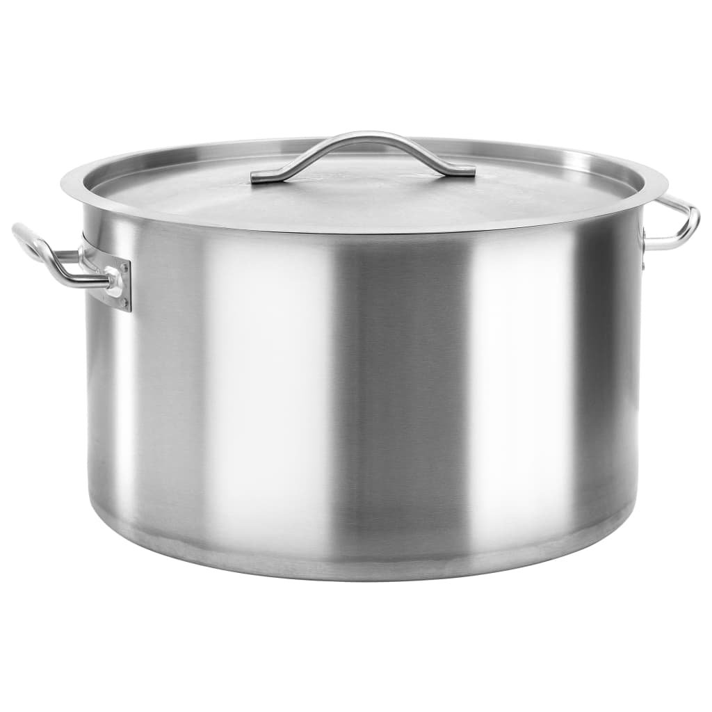 Garnek VidaXL, 58 L, 50 x 30 cm, stal nierdzewna