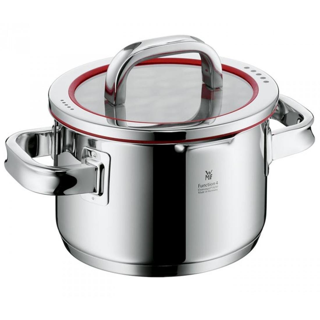 Garnek z pokrywą WMF Function 4, srebrny, 1,9 l