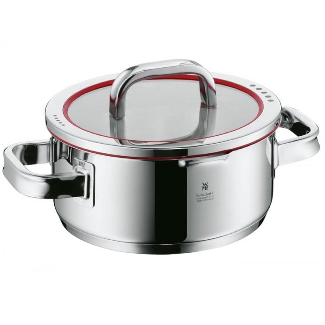 Garnek z pokrywą WMF Function 4, srebrny, 2,5 l