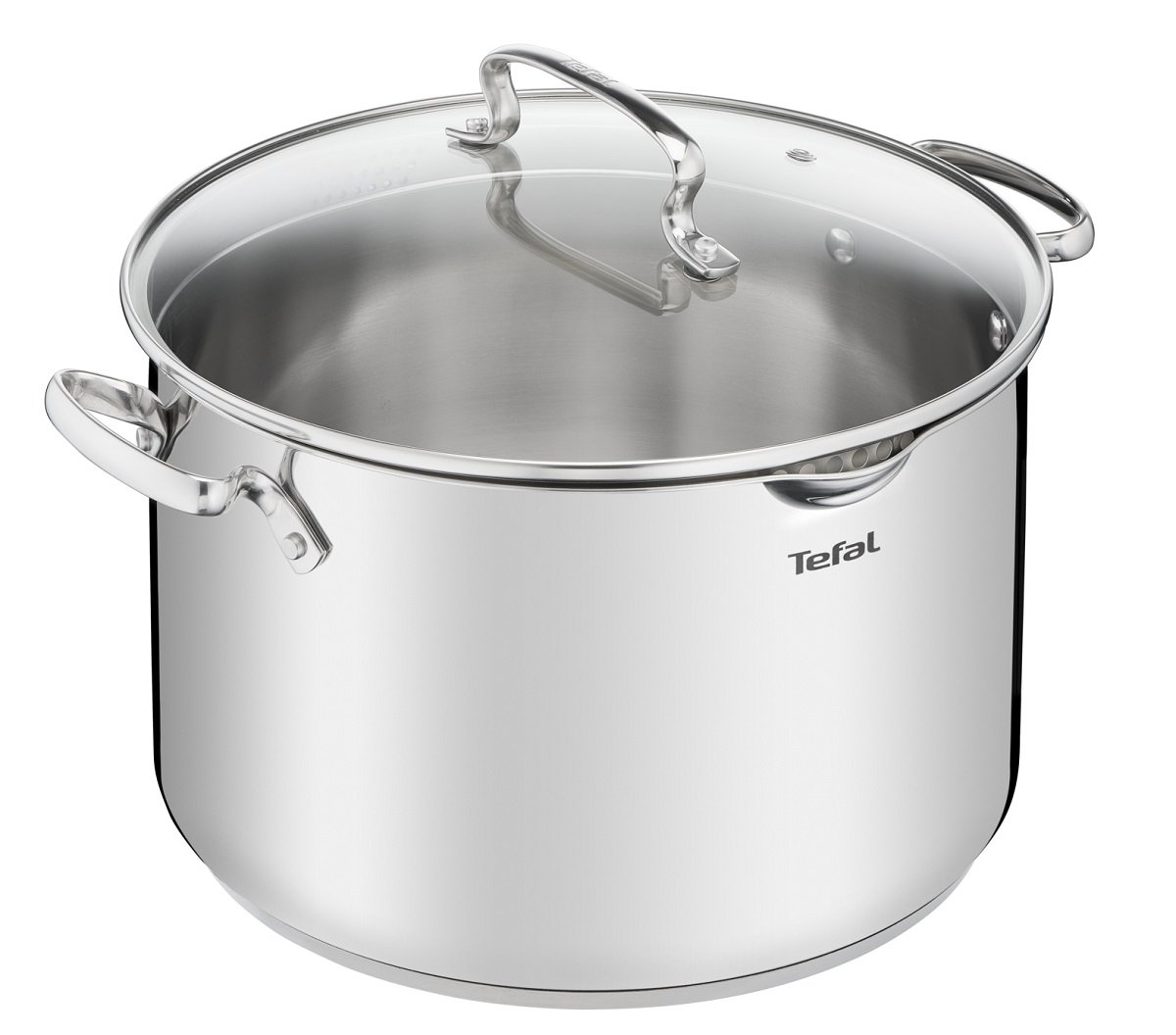 Garnek z pokrywką TEFAL Duetto+ G7196455, 28 cm, srebrny