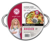 Garnek ze stali nierdzewnej MG Home Verso Daily niski 2,5 l 24 cm