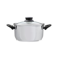 Garnek ze stali nierdzewnej z pokrywką Lima 22 cm AMBITION