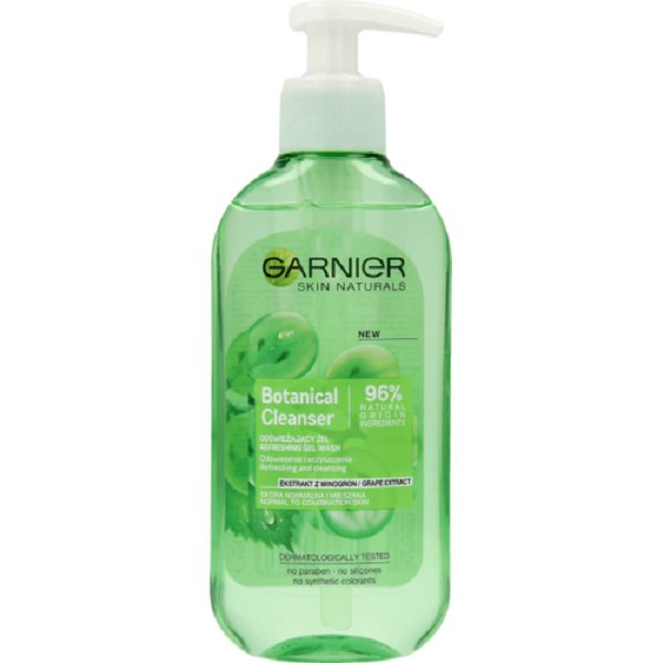 Empik Garnier, Botanical, Odświeżający żel dla skóry normalnej i mieszanej Ekstrakt z Winogron, 200 ml