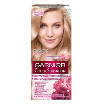 Garnier, Color Sensation, Krem koloryzujący 9.02 Opalizujący Jasny Blond - Garnier