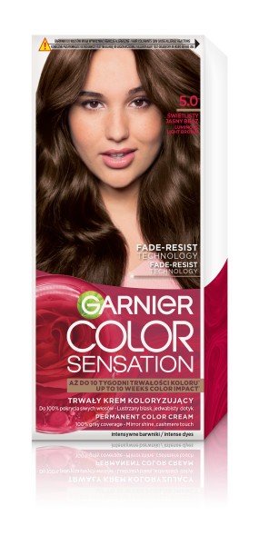 Empik Garnier Color Sensation Farba Do Włosów Świetlisty Jasny Brąz 5.0