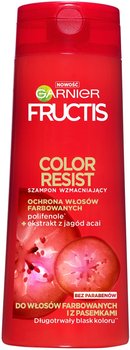 Garnier, Fructis Color Resist, Szampon wzmacniający do włosów farbowanych i z pasemkami, 400 ml - Garnier