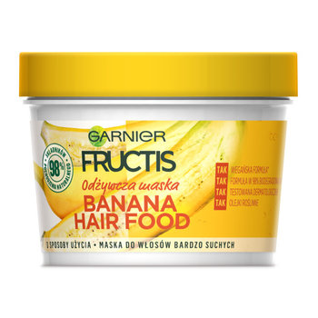 Garnier, Fructis Hair Food, maska do włosów bardzo suchych Banana, 390 ml - Garnier