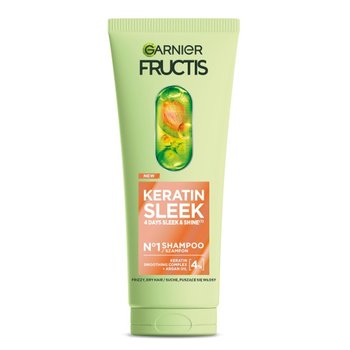 Garnier Fructis Keratin Sleek szampon do włosów suchych i puszących się 200ml - Garnier