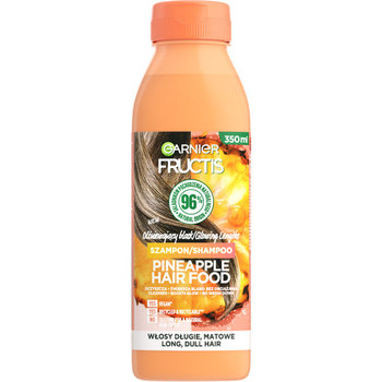 Garnier, Fructis Pineapple Hair Food, Szampon do włosów długich i matowych, 350 ml - Garnier