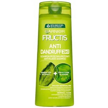 Garnier, Fructis, Przeciwłupieżowy szampon wzmacniający 2w1 do włosów normalnych, 400 ml - Garnier