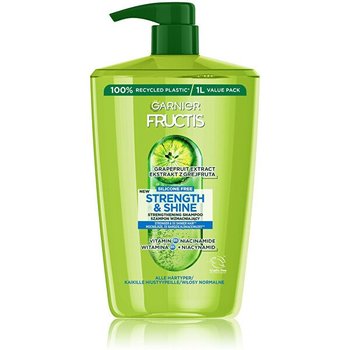 Garnier, Fructis Strength & Shine, Wzmacniający Szampon Do Włosów, 1l - Garnier