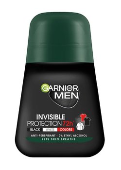 Garnier, Men, Dezodorant roll-on Invisible Protection 72h Black White Colors, 50 ml - Garnier