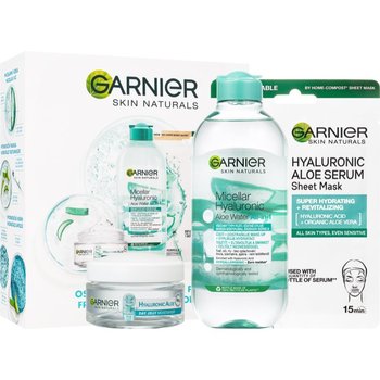 Garnier, Skin Naturals Hyaluronic Aloe, Zestaw kosmetyków, 3 szt. - Garnier