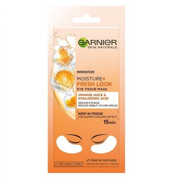 Garnier, Skin Naturals Moisture+ , Maska w płatkach pod oczy Orange Juice & Hyaluronic Acid, 6 g - Garnier