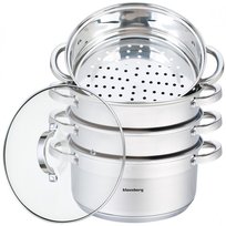 Garnki Do Gotowania Na Parze 24Cm 5 Ele. Klausberg [Kb-7146]