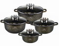 Garnki Marmurowo-Ceramiczne 8 Ele. Zilner Gold Zl-7209 - ZILNER