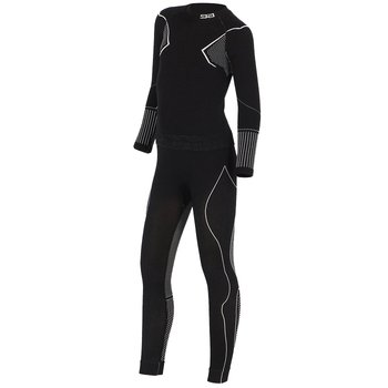 Gatta Active, Komplet Termoaktywny Dziecięcy Thermo Basic Simon, Black/Grey - 134-140 - Gatta Active