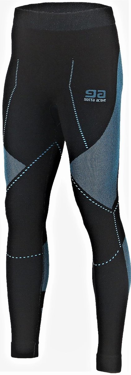 Gatta Active, Legginsy męskie, Thermo Plus Midi, czarny, rozmiar XL