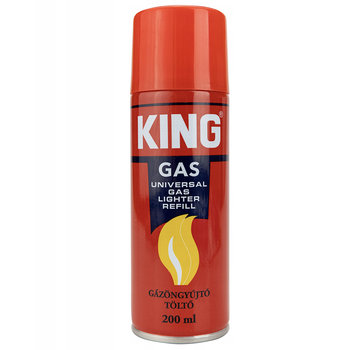 GAZ DO ZAPALNICZEK UNIWERSALNY KING 200 ML - decortrend