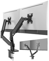 Gazowy Uchwyt na Dwa Monitory 13-32 cale Regulowany