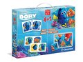 Gdzie jest Dory, zestaw gier logicznych 4w1, Clementoni&nbsp;-&nbsp;Clementoni