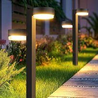 GEARLITE Lampa Solarne Zewnętrzne 2 w 1, 4 Szt., Super Jasne LED Inna marka