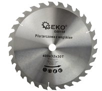 Geko, Piła tarczowa, 400x32mm, 30-zębów widia Geko